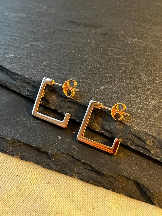 Rose Gold Earring Posts | High-Quality Finish l Minimalist earrings - Silver earrings - Everyday earrings